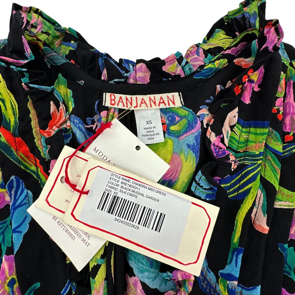 BANJANAN Chandra Silk Dress XS - Picture 6 of 12